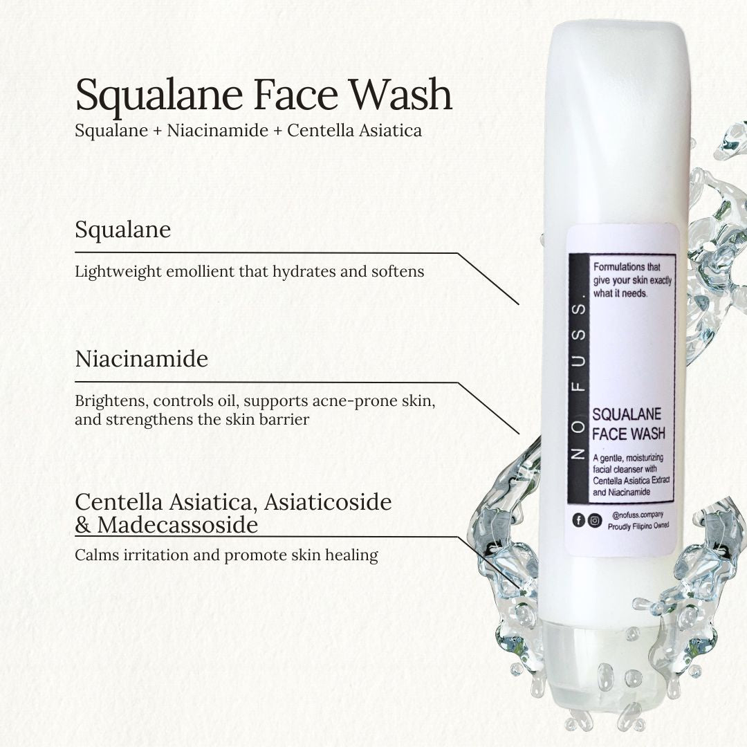 NO FUSS | Squalane Face Wash
