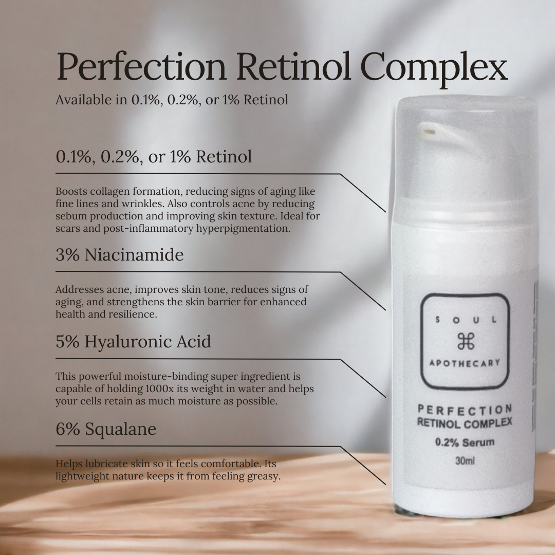 Perfection Retinol Complex (0.1%, 0.2%, or 1%)